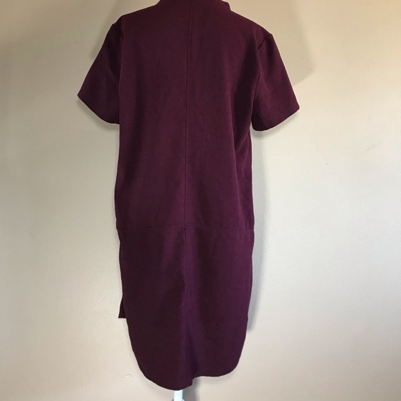 Lush wine red midi dress size L - Picture 9 of 12